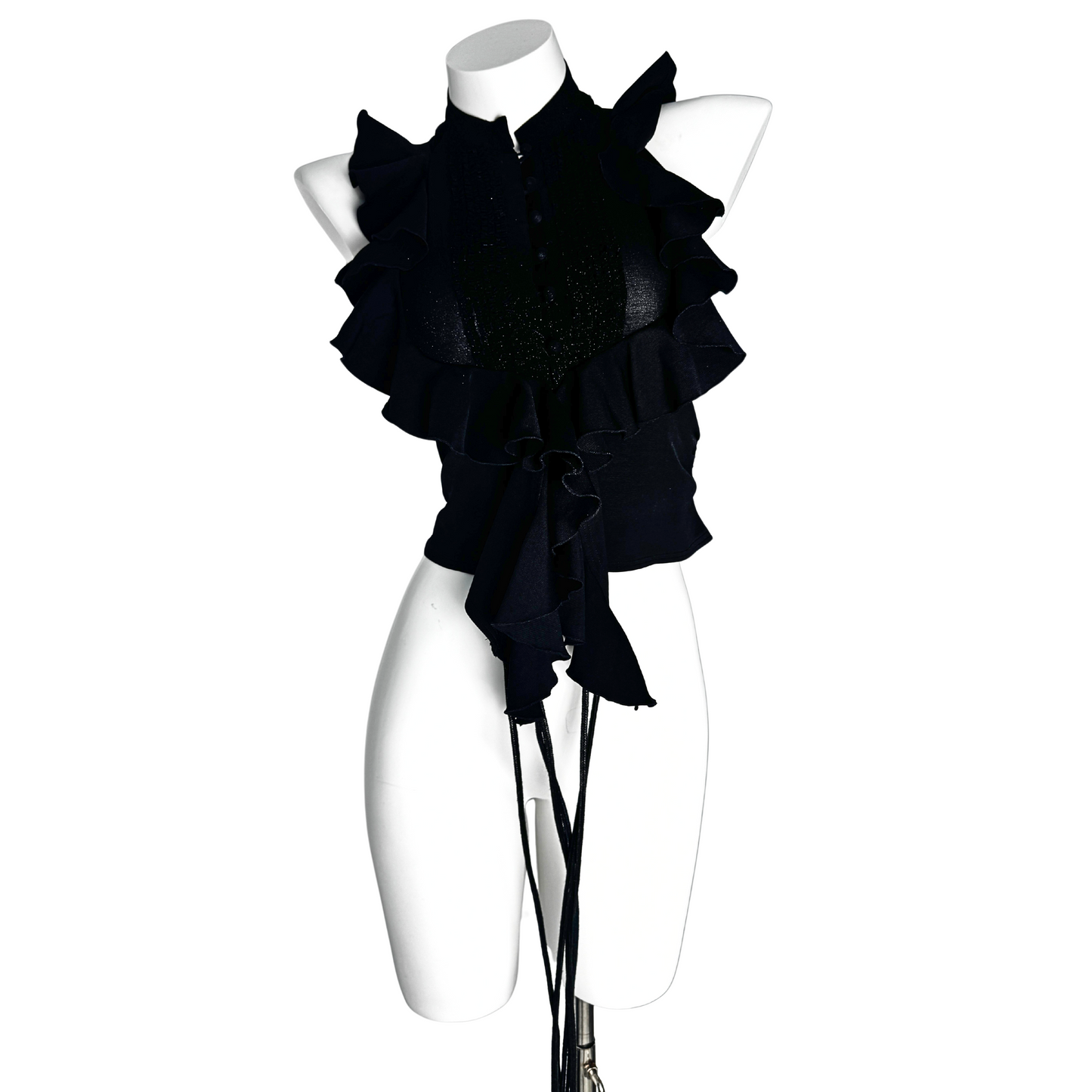 Alice Auaa Black Halter Top