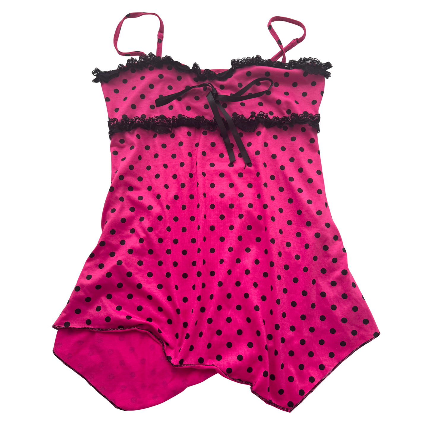 Pink Polka Dot Tank-Top