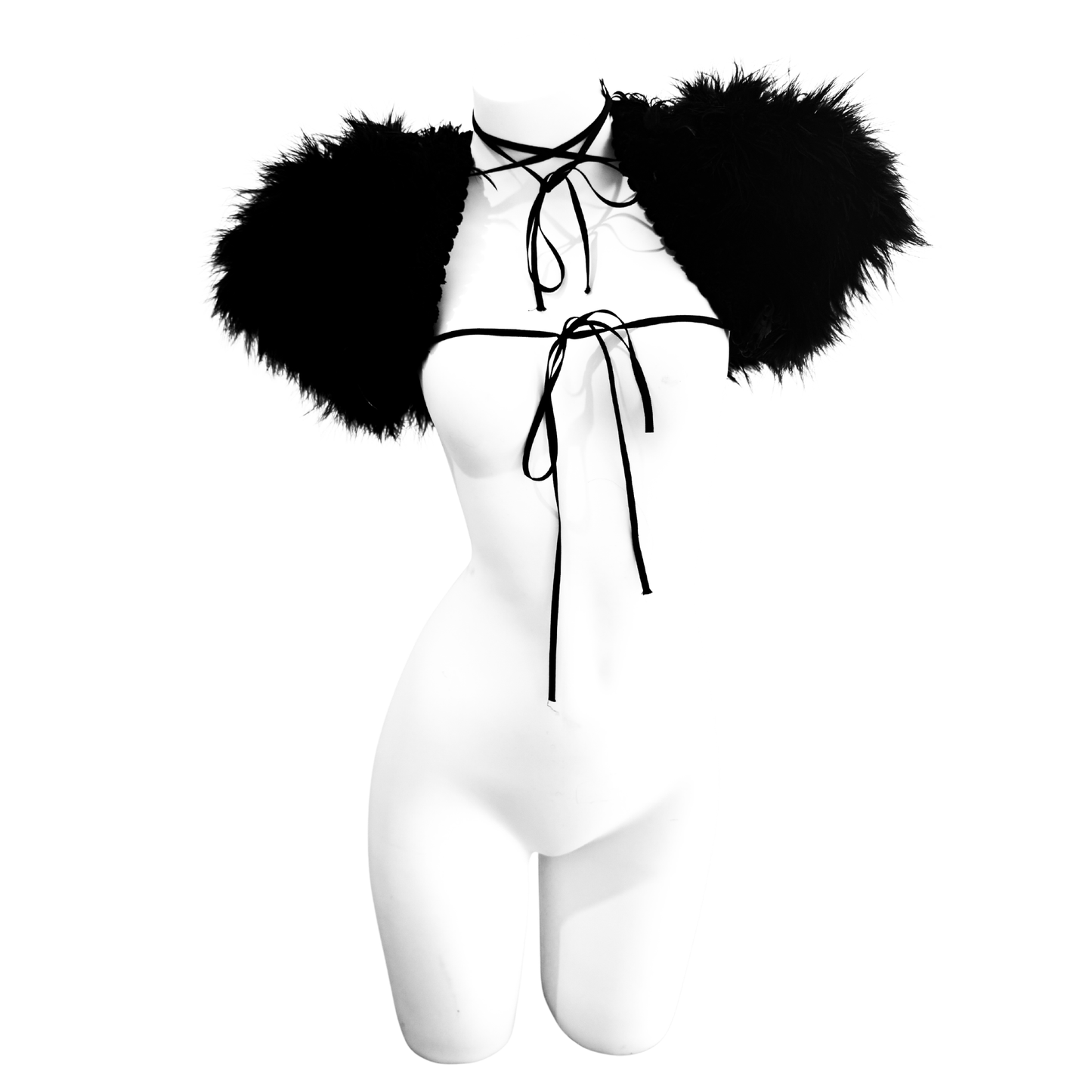 Alice Auaa Feathered Outerwear