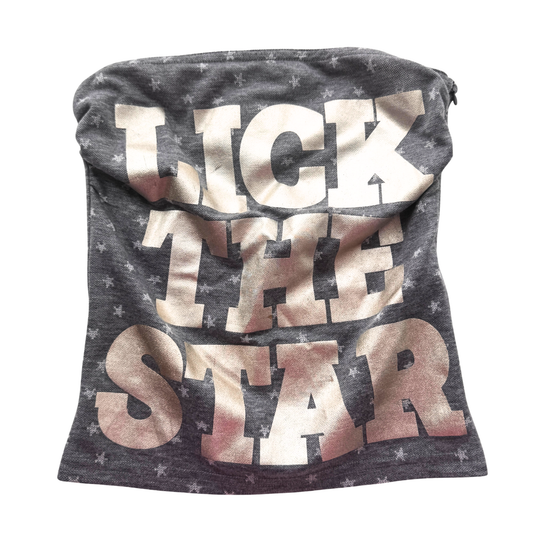 Grey Graphic Tube Top