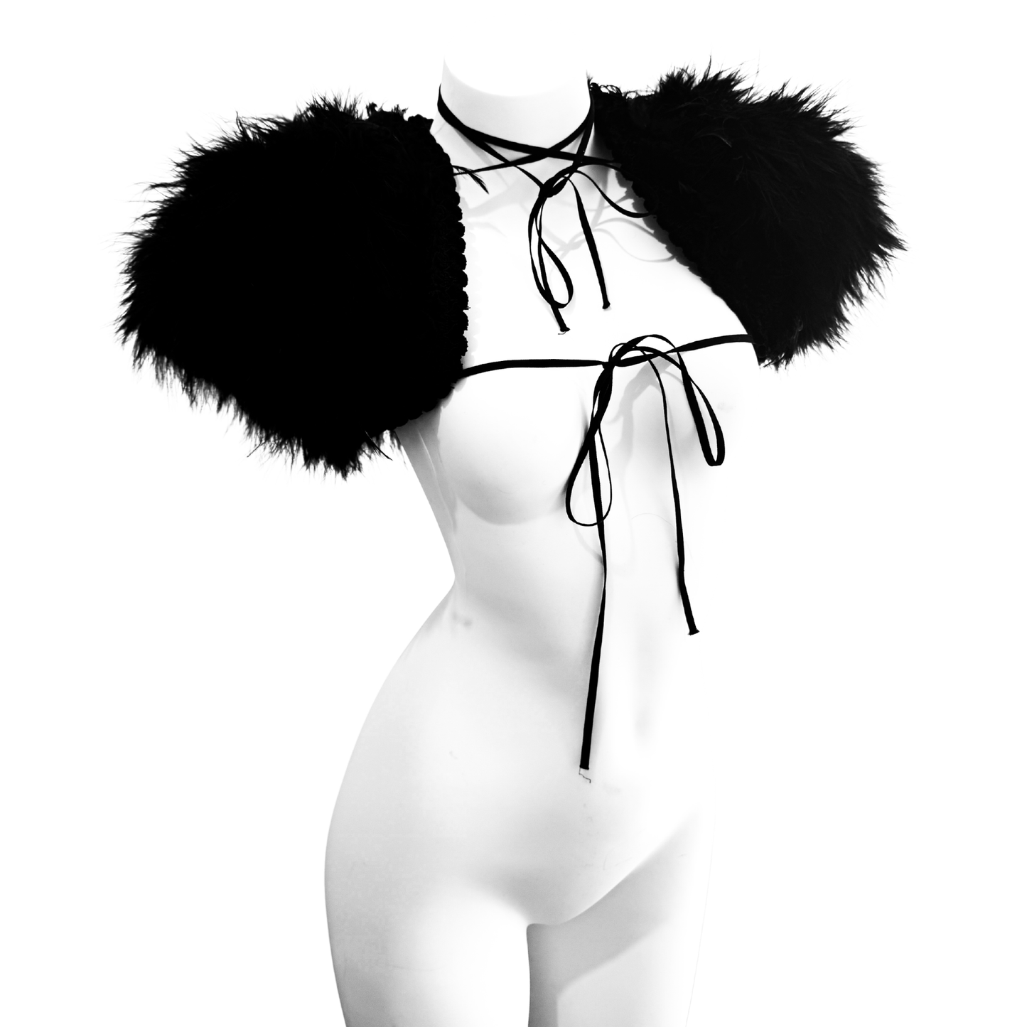 Alice Auaa Feathered Outerwear