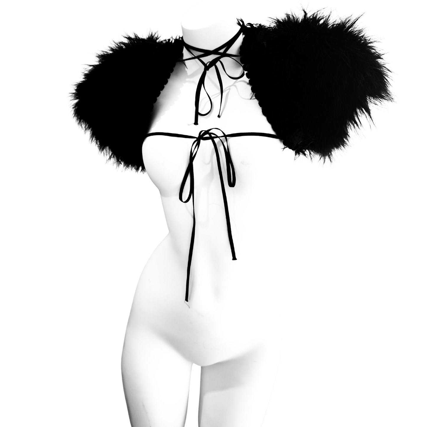 Alice Auaa Feathered Outerwear