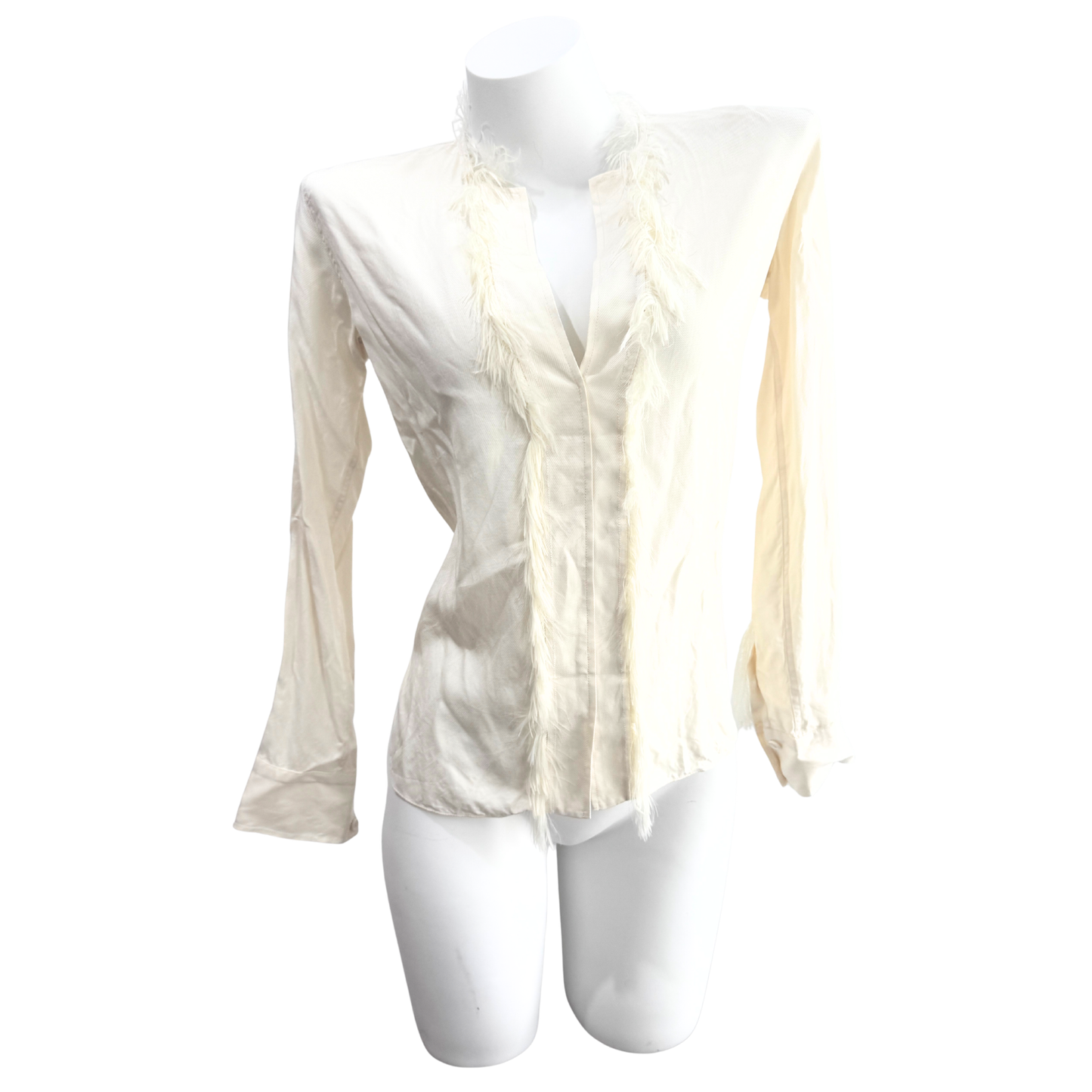 Helmut Lang Feathered Shirt
