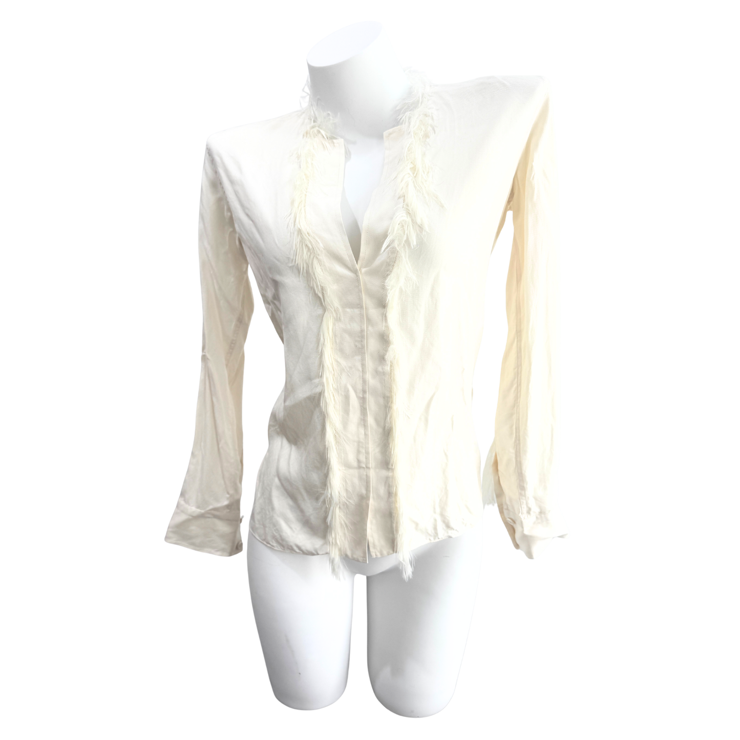 Helmut Lang Feathered Shirt