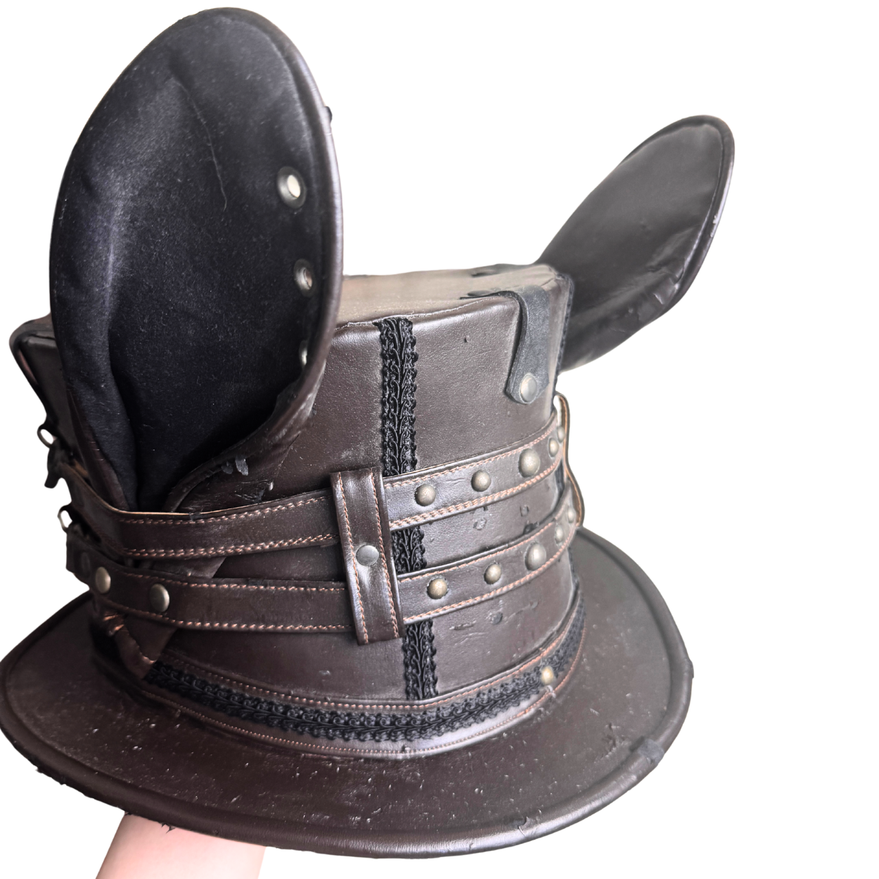 Candynoir Brown Black Rabbit Hat