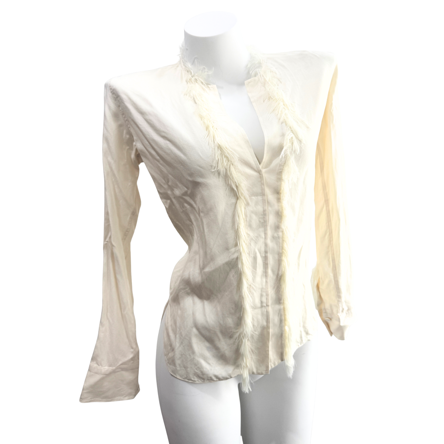 Helmut Lang Feathered Shirt