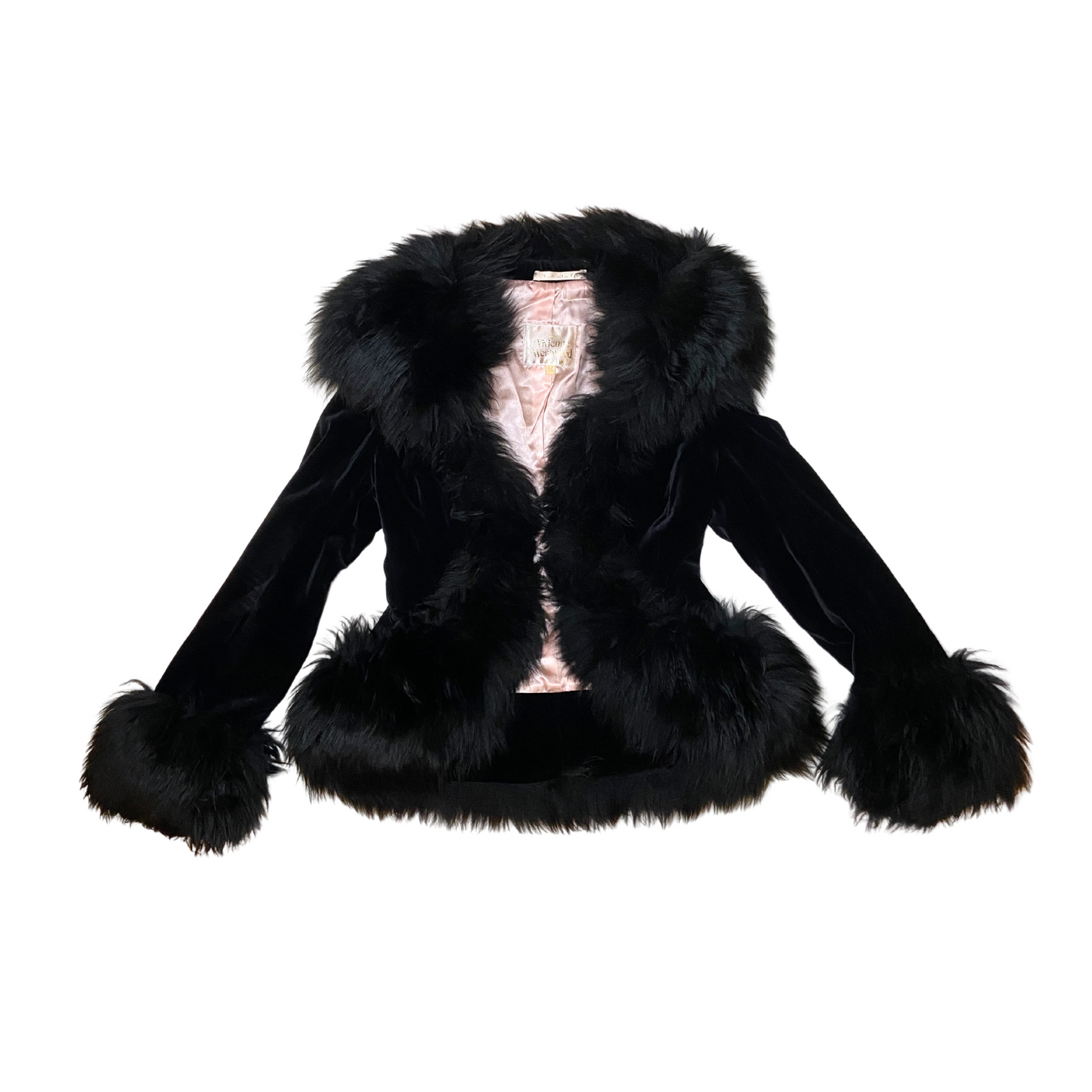 Vivienne Westwood Gold Label Made in England Faux Fur Coat