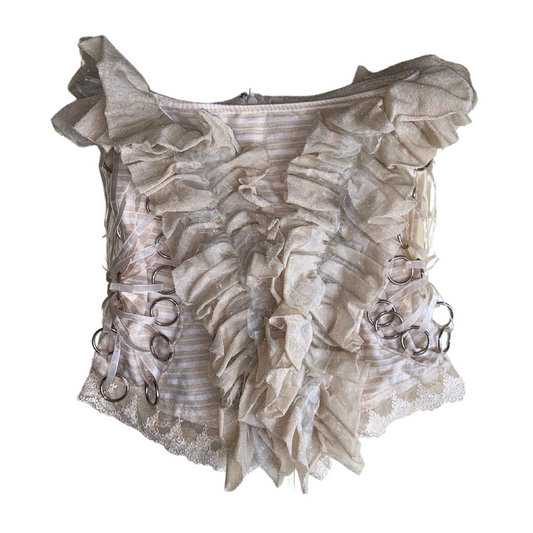 Alice Auaa Shorts in Cream Beige