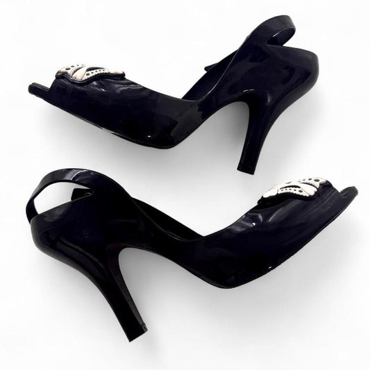 Vivienne Westwood Anglomania x Melissa Skull Black Pumps