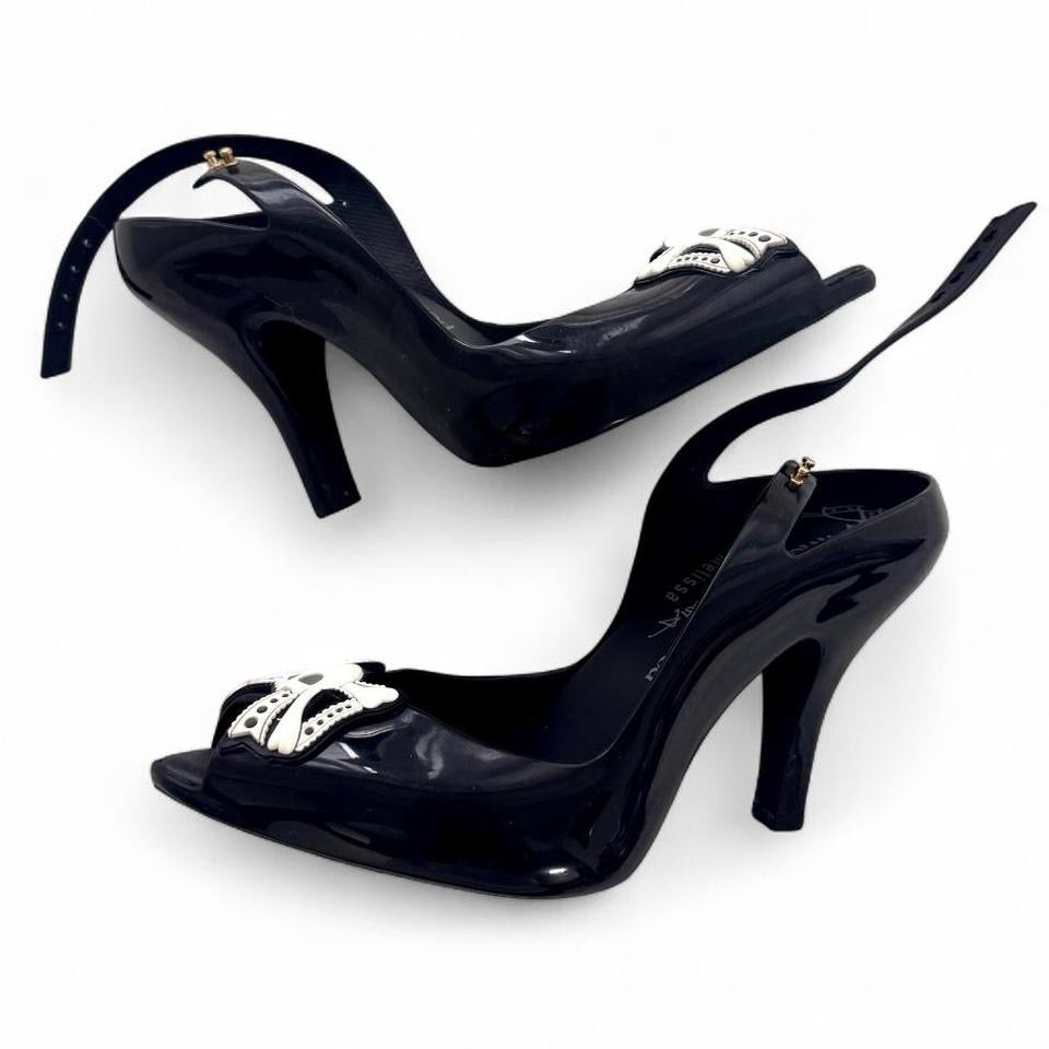 Vivienne Westwood Anglomania x Melissa Skull Black Pumps