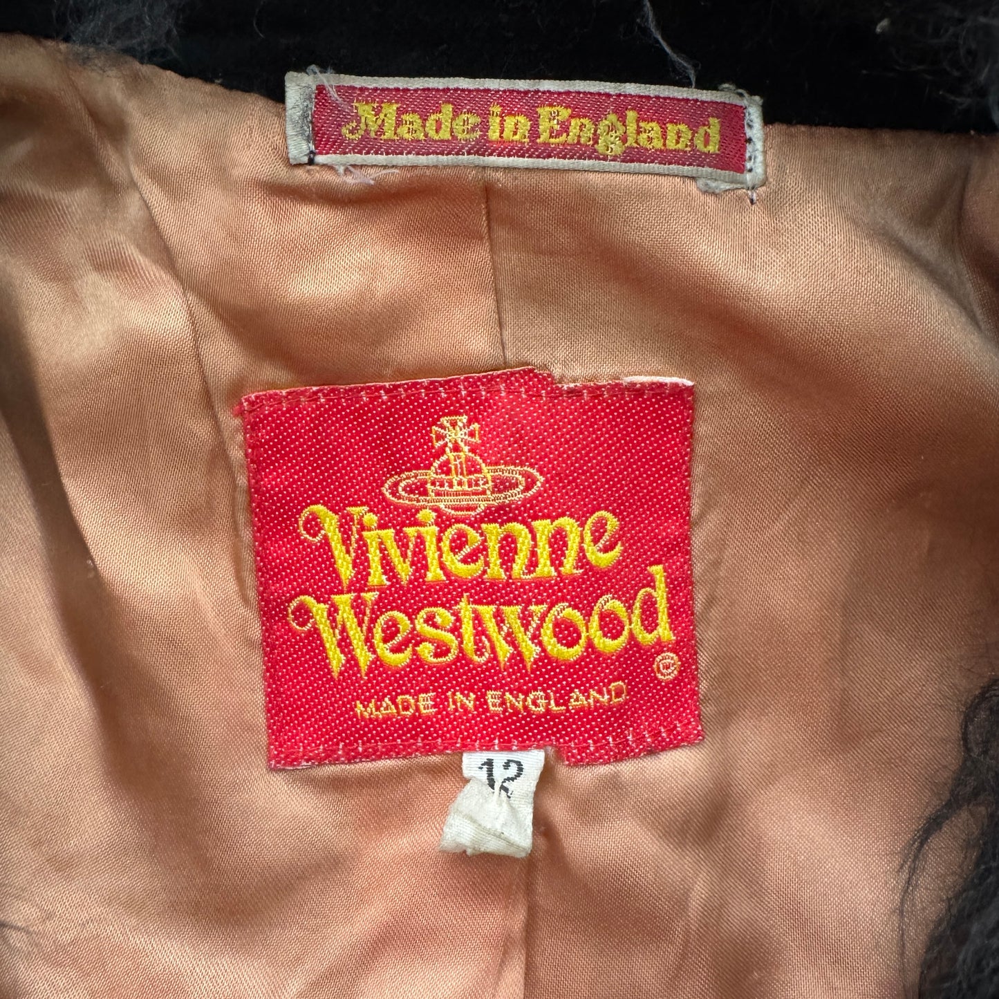 Vivienne Westwood Faux Fur Fluffy Coat