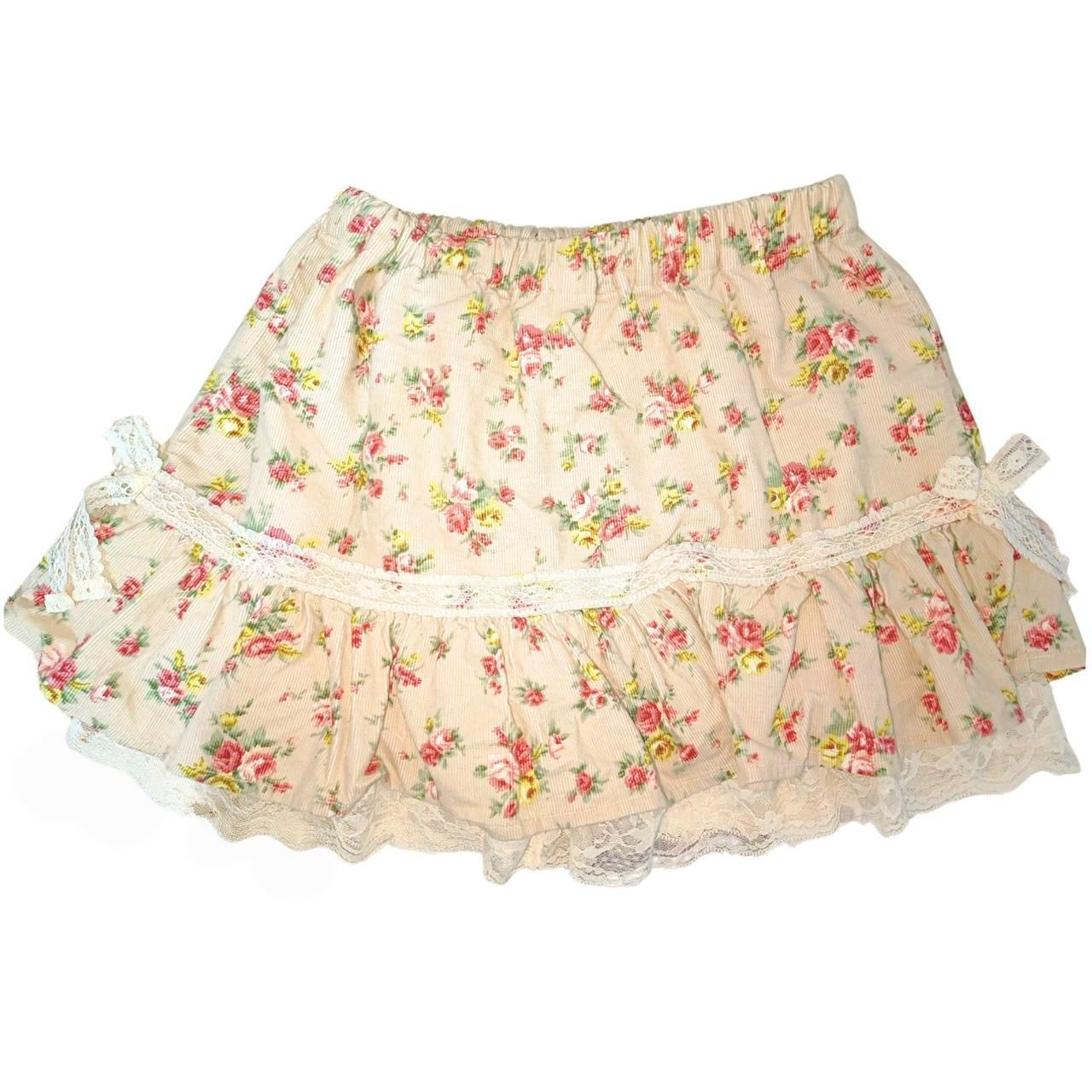 Tralala Floral Ruffle Lace Skirt