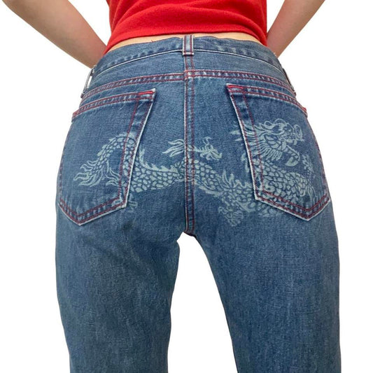 Vivienne Tam Dragon Jeans