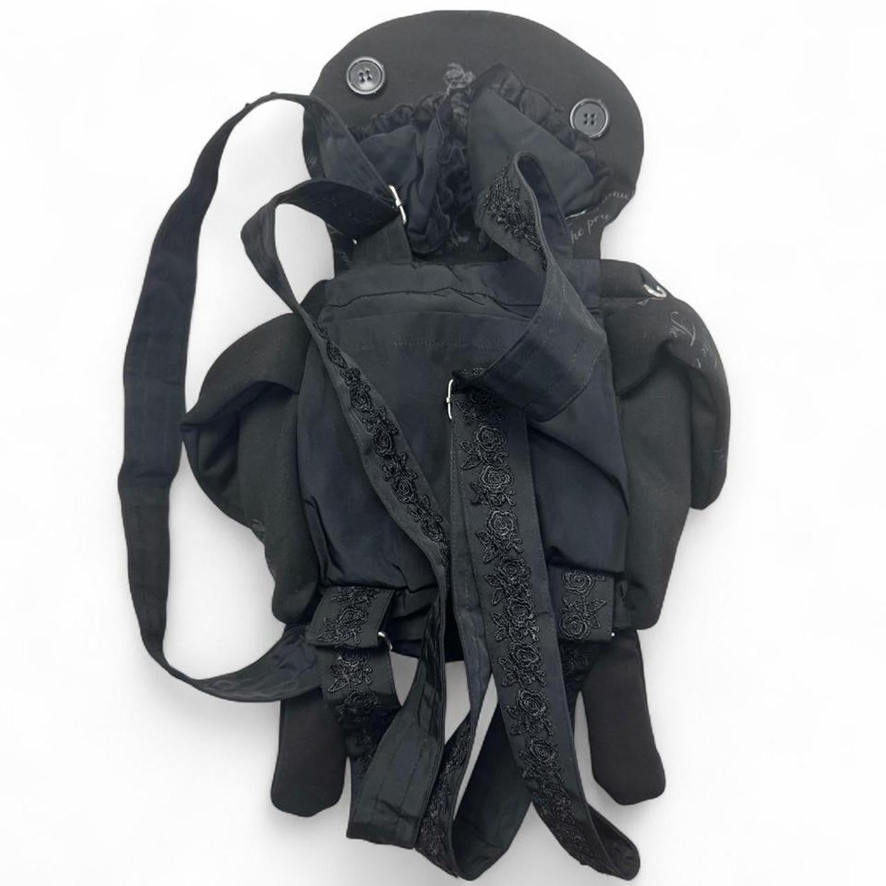 h.Naoto Lovely CAT Frill Backpack / BK