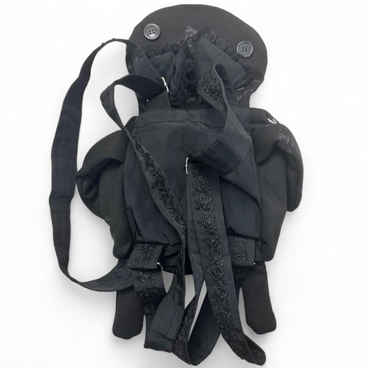 h.Naoto Lovely CAT Frill Backpack / BK