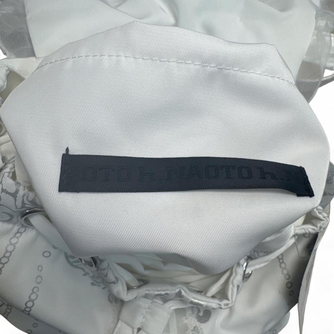 h.Naoto Lovely Bunny Frill Backpack / WH