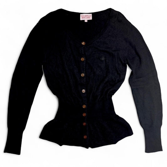 Vivienne Westwood Red Label Wool Black Cardigan