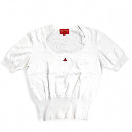 Vivienne Westwood Red Label White T-Shirt Knit Top