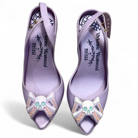 Vivienne Westwood x Melissa Purple Skull Heel/Pumps