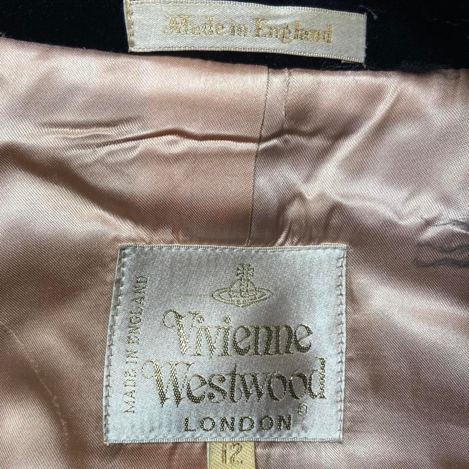 Vivienne Westwood Gold Label Made in England Faux Fur Coat