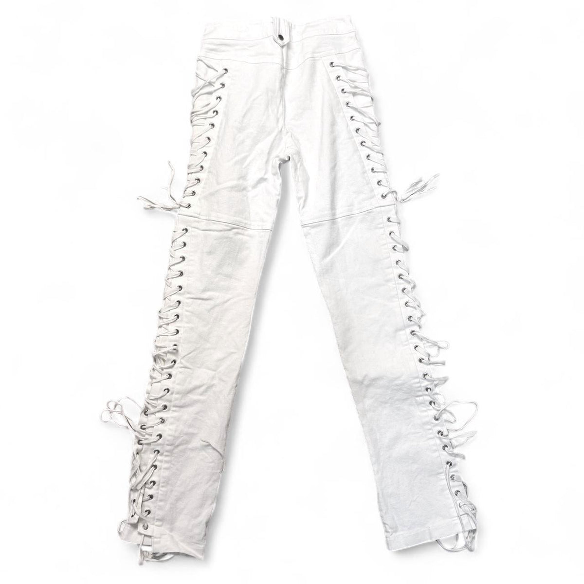I.AM.GIA Lace-up White Pants
