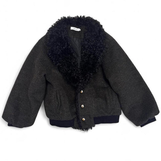 Fur Trim Quilted Inner Coat