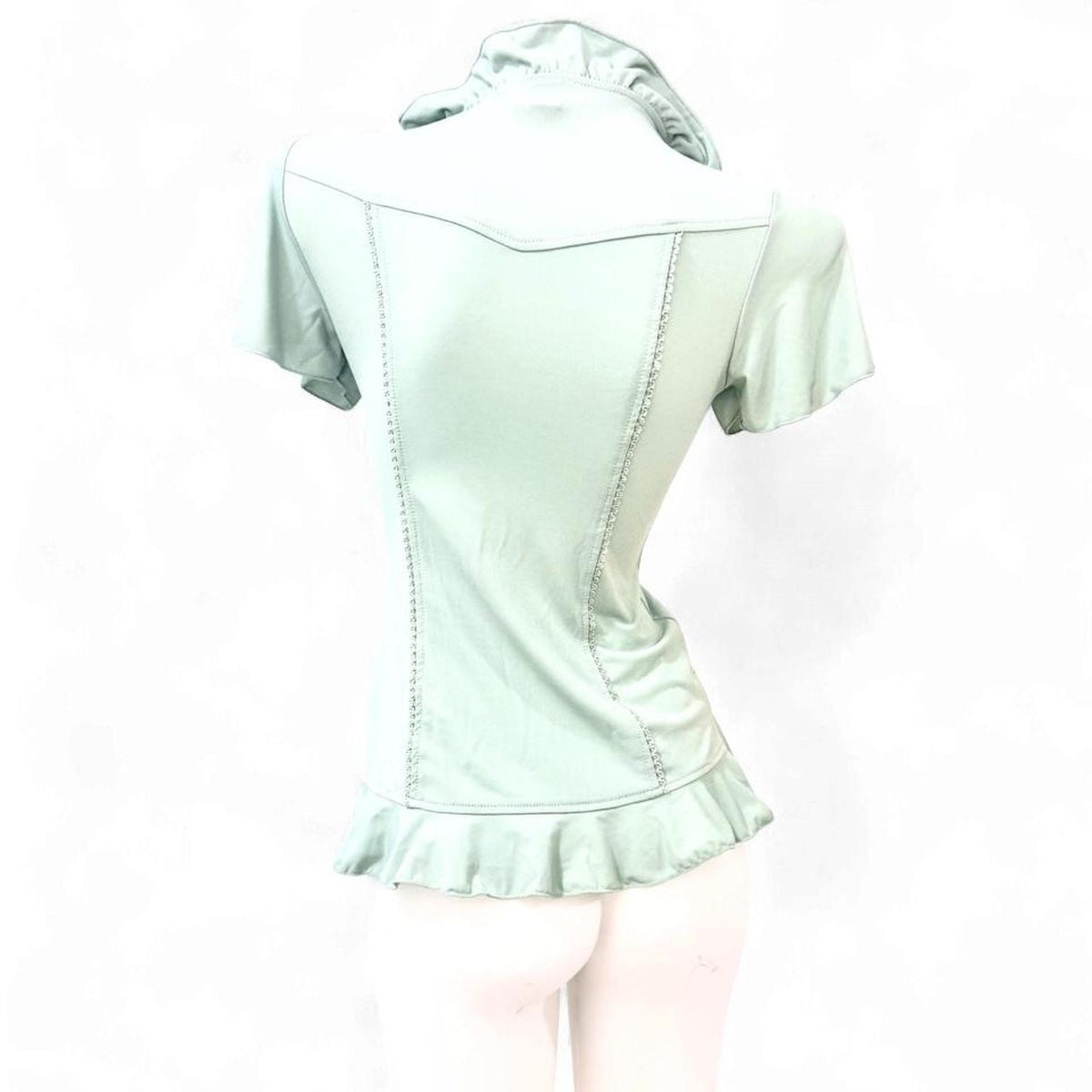 Odds On Ozz Oneste/On Lace Detail Lace-up T-shirt Top
